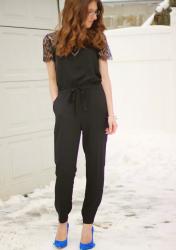 A Lace Jumpsuit