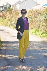 Purple, Mustard and Black with Bold Jewellery | Eternal Collection Jewellery Giveaway