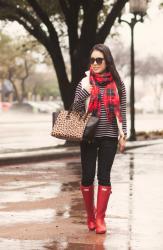 Red, Leopard and Stripes 