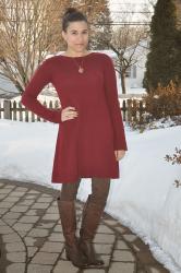 {outfit} The Perfect Sweater Dress