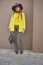 Yellow and Flared Pants