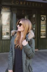 GREEN PARKA, CASUAL FRIDAY