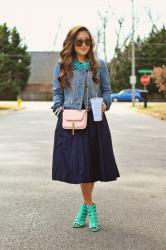 Pops of Turquoise + Monogram Tumbler Giveaway