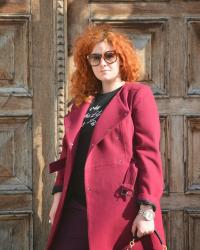 Black and Burgundy