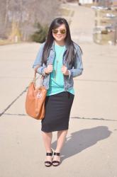 Turquoise + midi