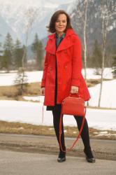 STATEMENT IN A RED TRENCHCOAT