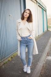 #OUTFIT : Long beige trench