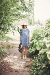 outfit: the denim dress