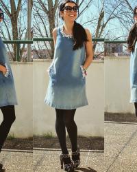 denim dress