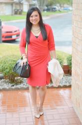The red dress and Wednesday linkup