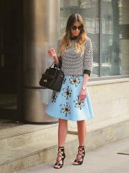 BABY BLUE SKIRT