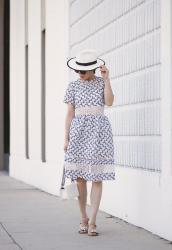 Feels Like Summer: Floral Dress & Sun Hat