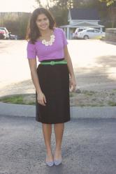 Thrifty Style: Velvet Skirt 