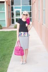 PINK & PEPLUM + A BIG (I MEAN BIG) 8 PRIZE GIVEAWAY!