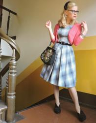 Office Girl ... 50s Cotton Dress