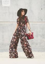 The floral jumpsuit...