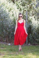 My Statement Red Dress : OOTD