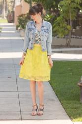 Eyelet Spring Skirt