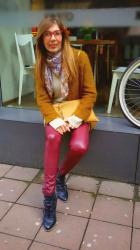 Green coat