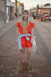 Red Romper