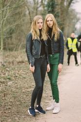 Paris Fashion Week AW 2015....Elisabeth and Lululeika 