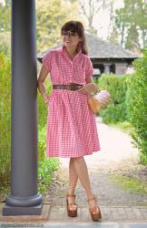 Gingham Dress To Brunch 