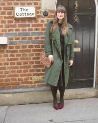OOTD: Textured Midi skirt