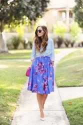 RAIDING MY SISTER'S CLOSET: FLORAL TWO FOR ONE