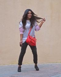 OVERSIZE STRIPED SHIRT
