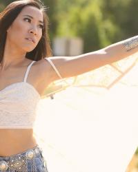 Lace Duster & Bralette for Coachella