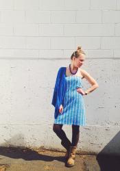 Blue – the most human color + #ThriftStyleThursday