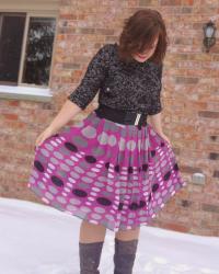 #ThriftStyleThursday: Colour Amidst the Snow