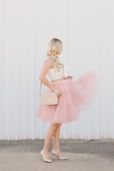 Pink Tulle Skirt