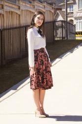 Printed skirt 