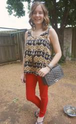 Causal Skinny Jeans Outfits: With Prints and Colour. New Denim Purchase Reviews