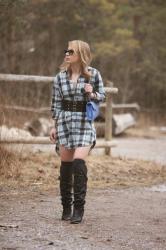 Plaid Shirt Dress