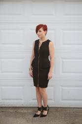 Cute Outfit of the Day: Little Black Peplum Dress