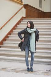 Outfit: casual in Nike Air Vortex and shades of blue