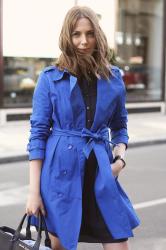What to pair with a colored trench coat
