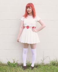 DIY Strawberry Two-Piece Dress (tutorial)