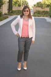 Throw Back Thursday Fashion Link Up: Blush Blazer