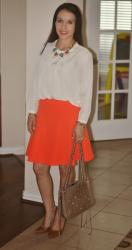 Creme and orange