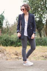 Le blazer Jeanne Damas x La Redoute