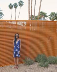 Blue Tie Dye Dress for Coachella Parties