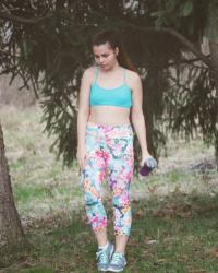 Colorful Workout Outfit. 