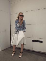 Denim over White