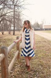 Thursday Mixer--Chevron Dress