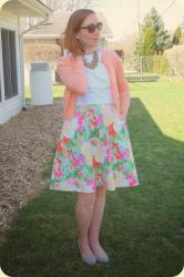 OOTD/Made by Me File: Rosalyn's Easter. New Look 6262 and New Look 6335.