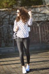 Outfit: Black & White in Spring