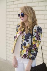 Floral Blazer